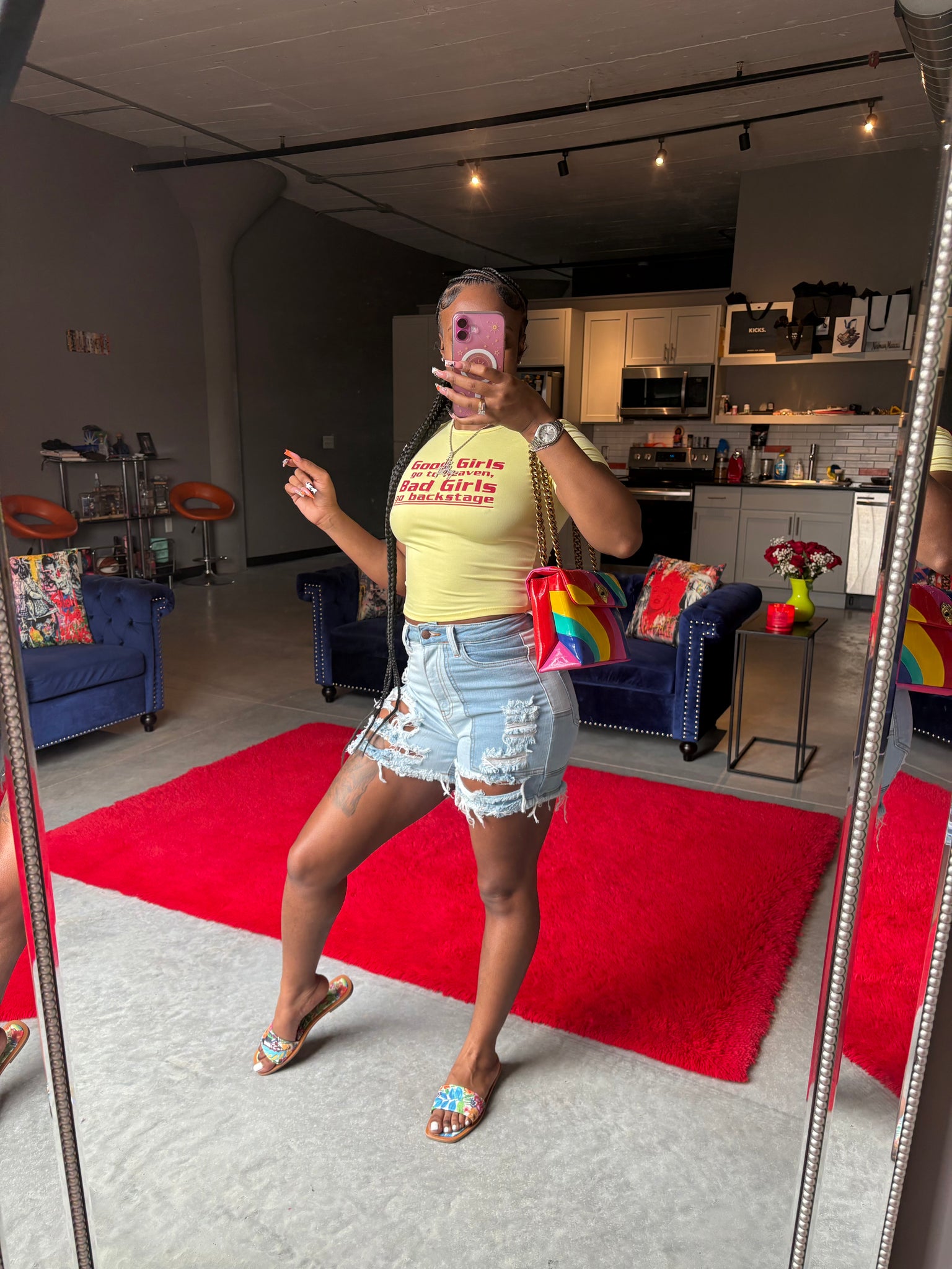 “Summer Szn” Denim Shorts