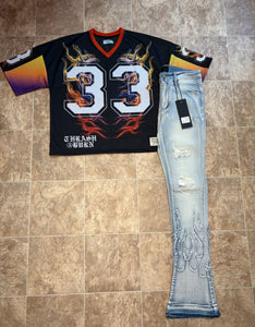 “Hot Boyz” Stacked Jeans