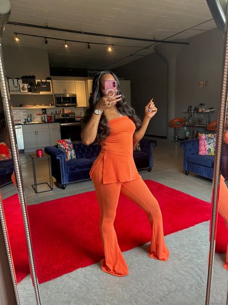 “Pretty Vibes” Ribbed Set