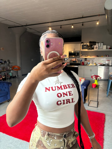 “#1” Crop Top