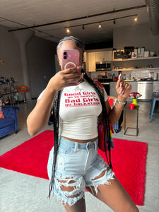 “Backstage” Crop Top
