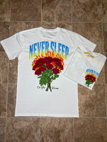“Never Sleep” Graphic Tee