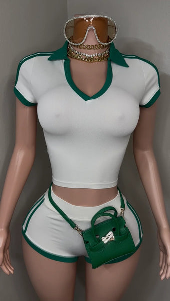 “Chill & Ribbed” Short Set