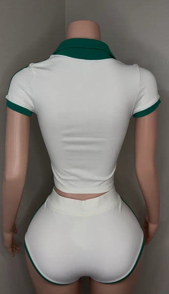 “Chill & Ribbed” Short Set