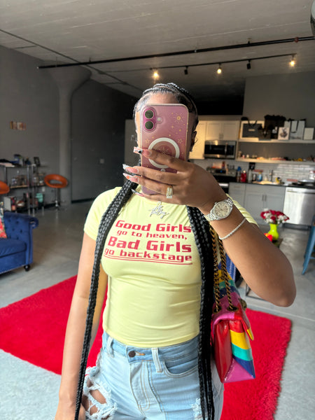 “Backstage” Crop Top